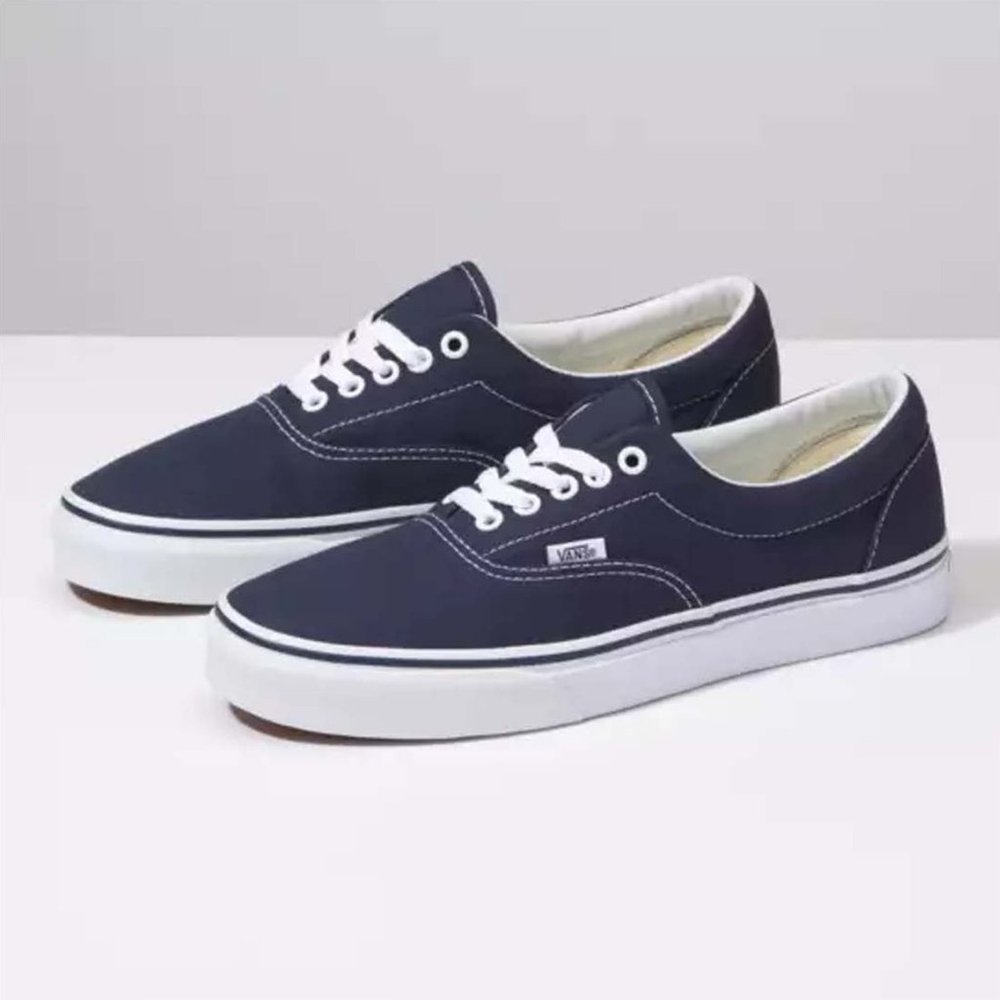 Navy Vans Era Skate Shoes